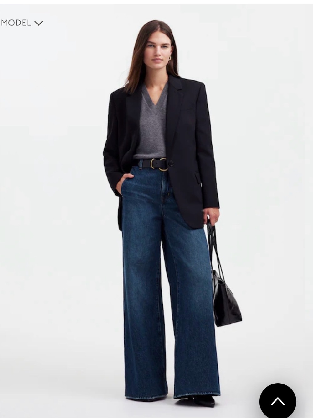 Madewell Wide Sweep Trouser Denim
